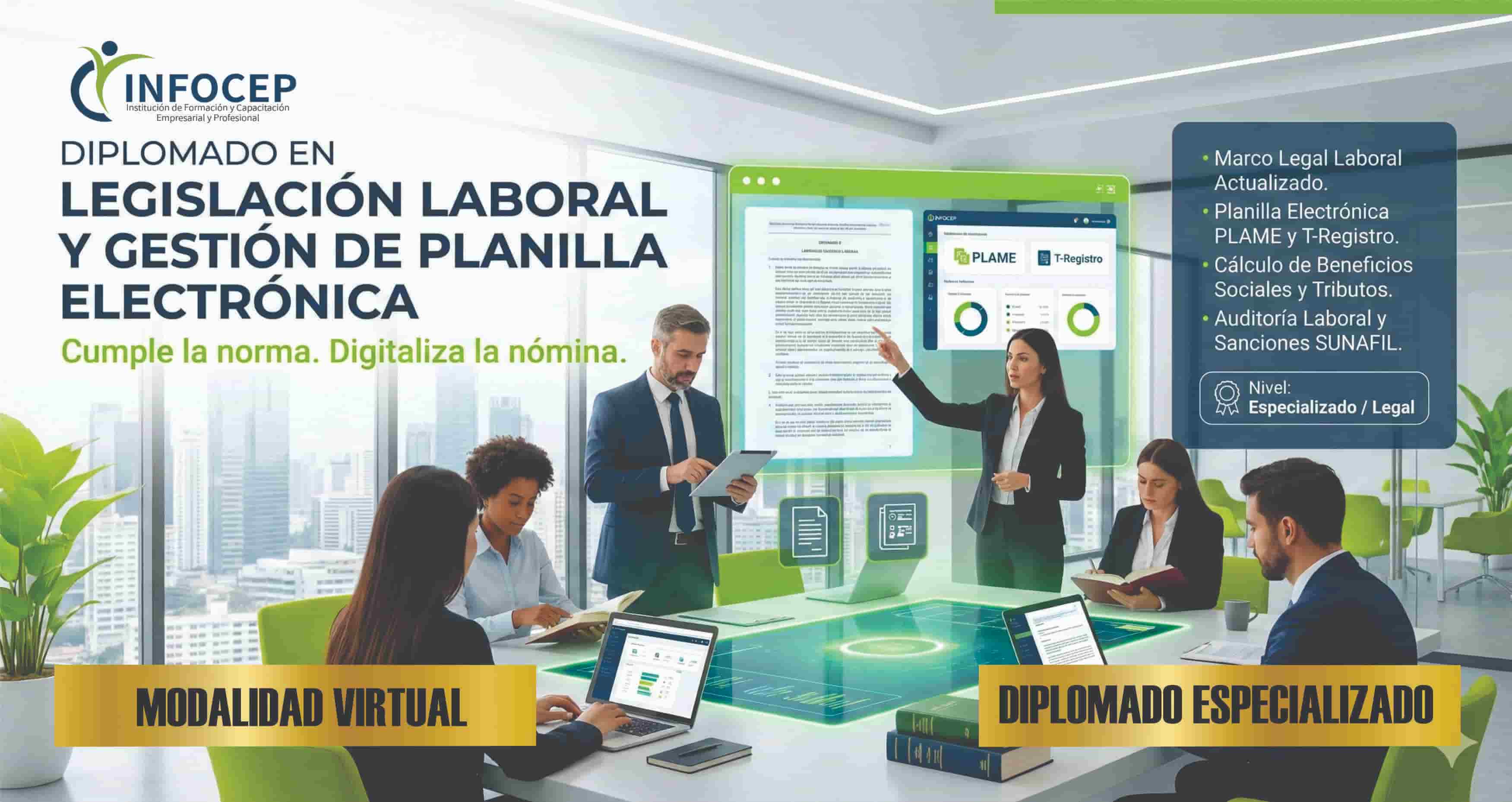 LEGISLACIÓN LABORAL Y GESTIÓN DE PLANILLA ELECTRÓNICA